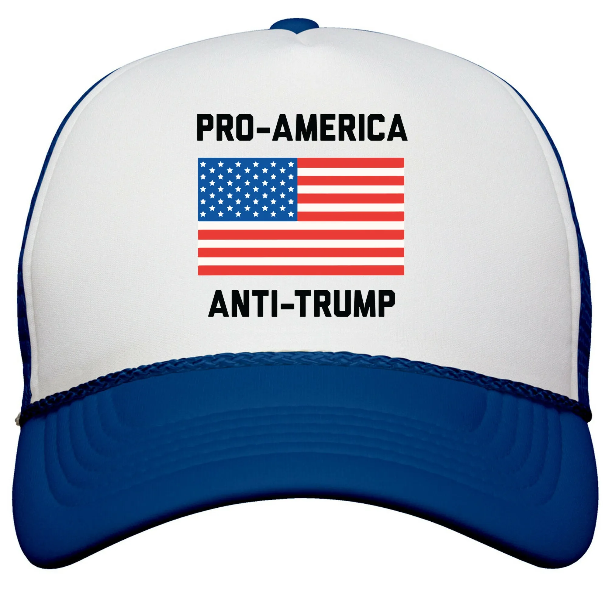 Pro-America Anti-Trump Snapback Trucker Hat