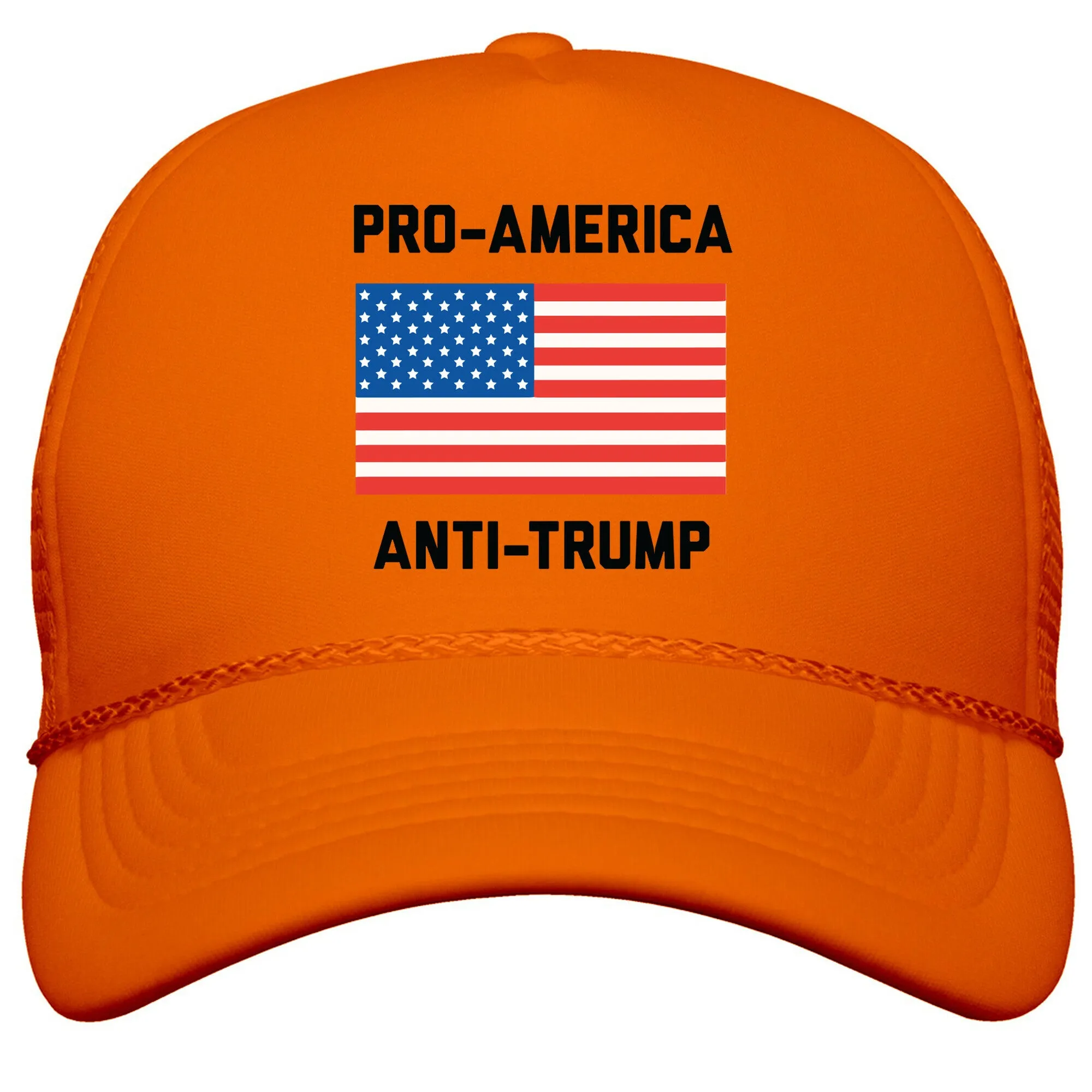 Pro-America Anti-Trump Snapback Trucker Hat