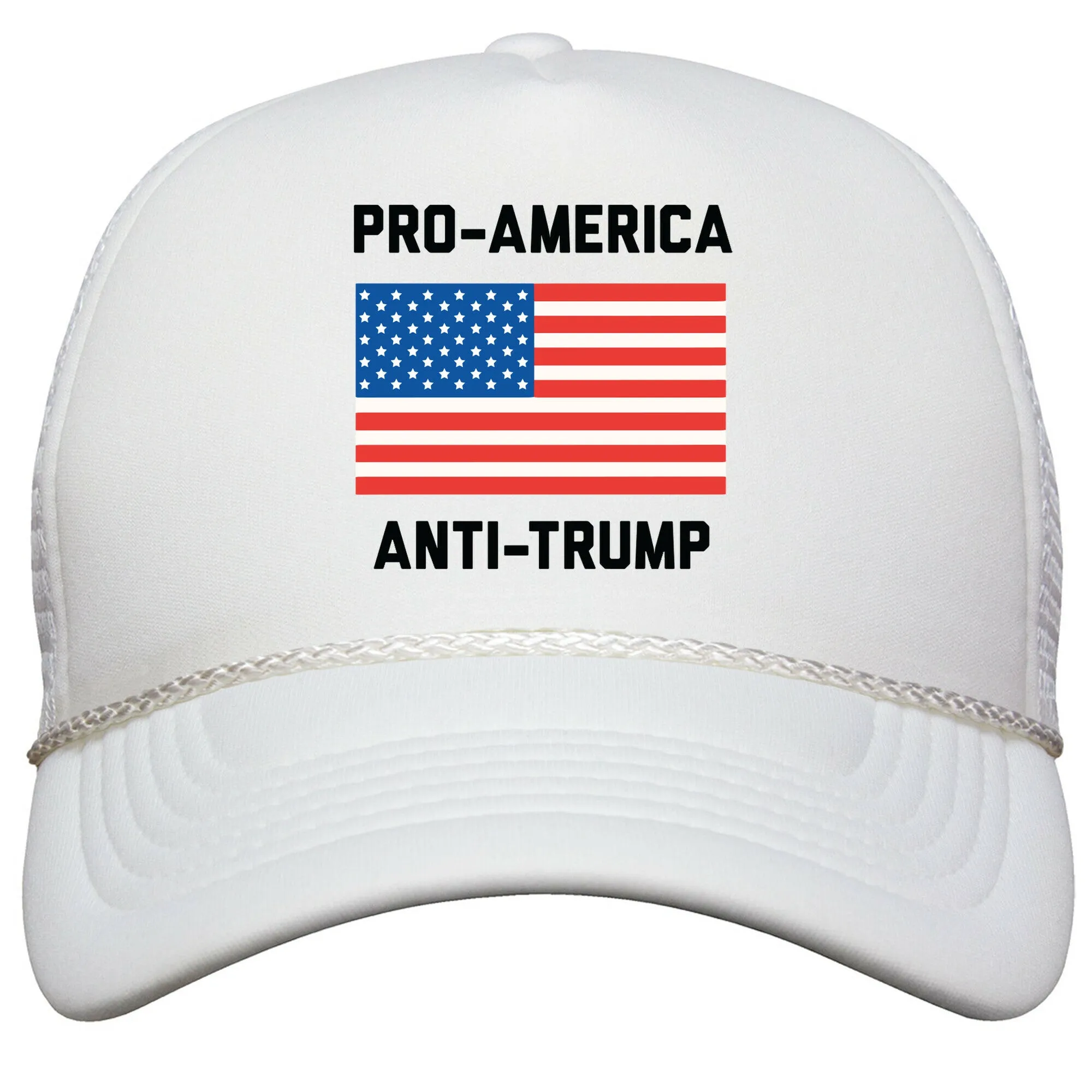 Pro-America Anti-Trump Snapback Trucker Hat