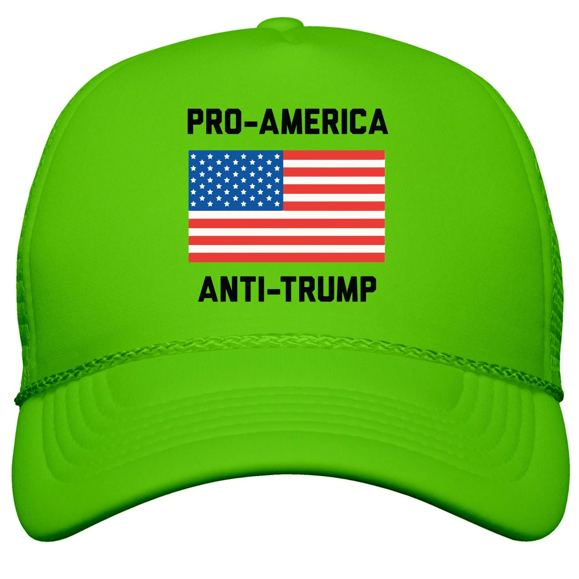 Pro-America Anti-Trump Snapback Trucker Hat