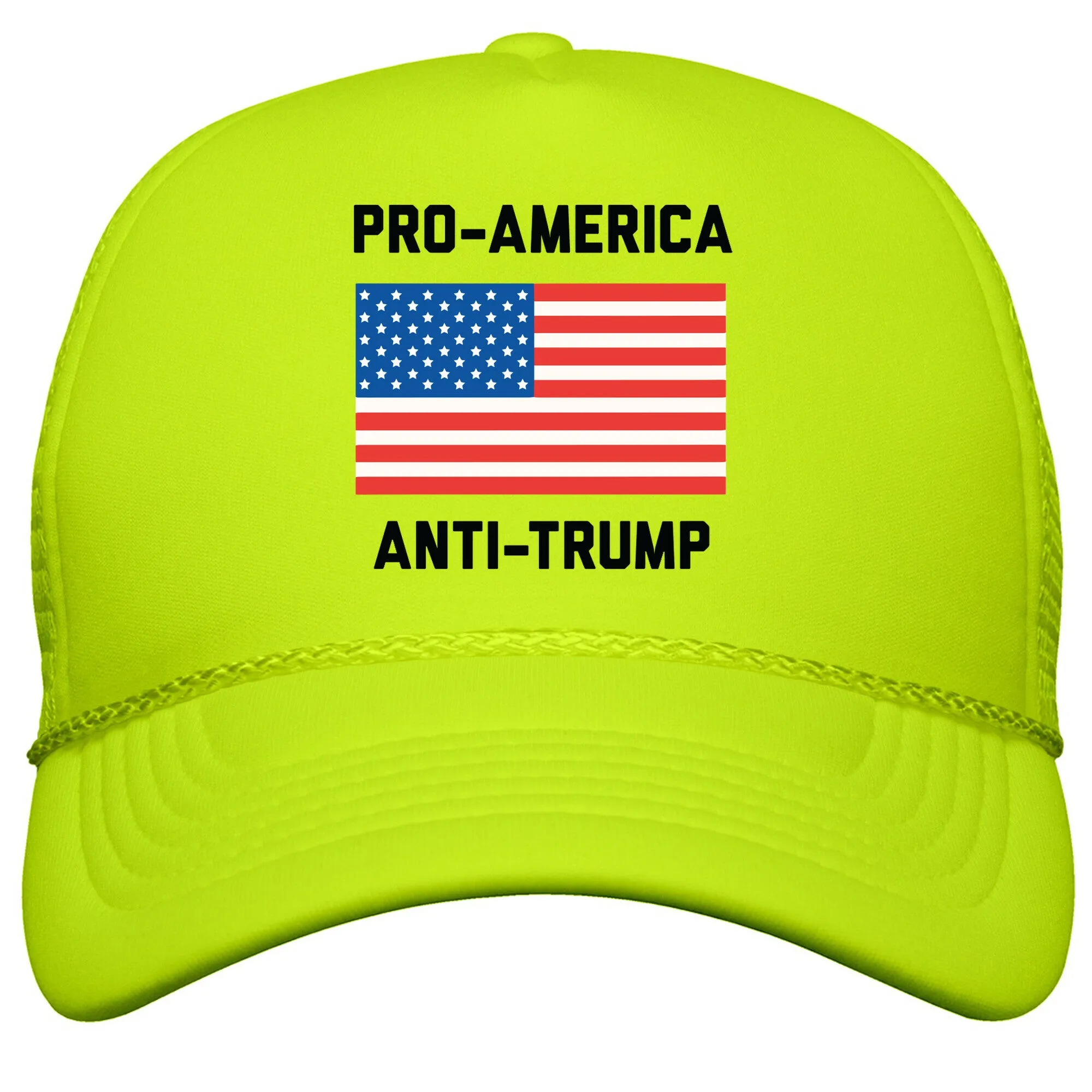 Pro-America Anti-Trump Snapback Trucker Hat