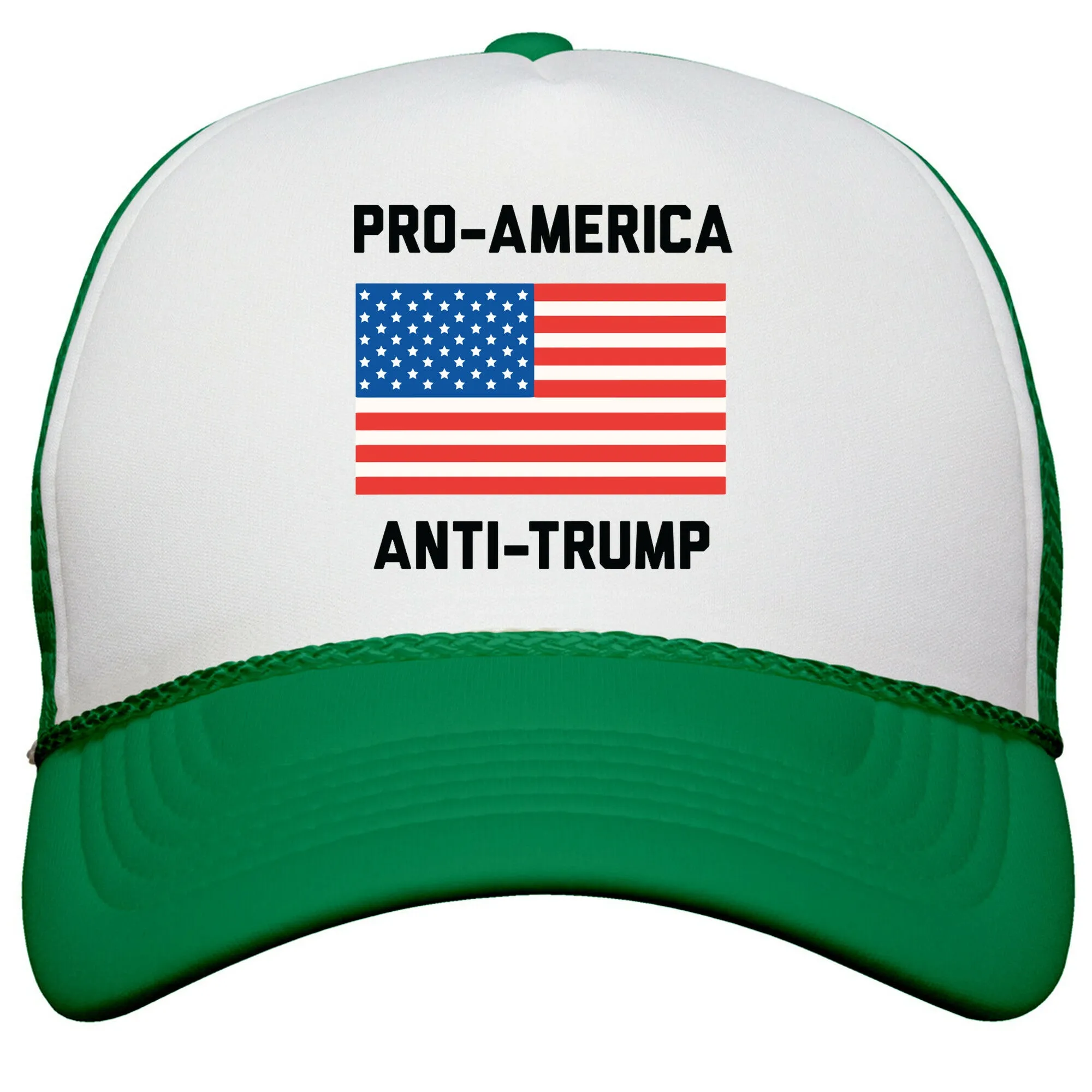 Pro-America Anti-Trump Snapback Trucker Hat