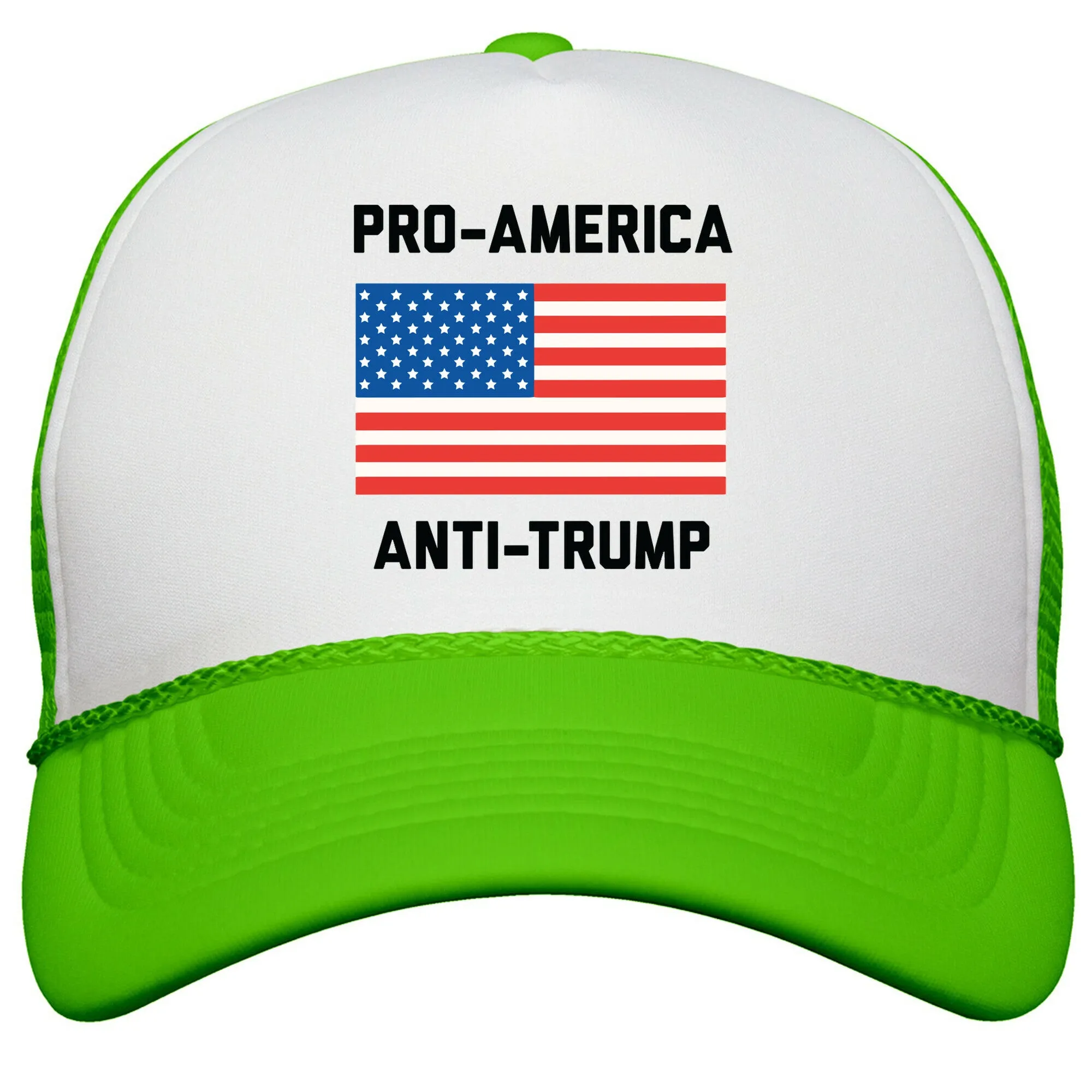 Pro-America Anti-Trump Snapback Trucker Hat