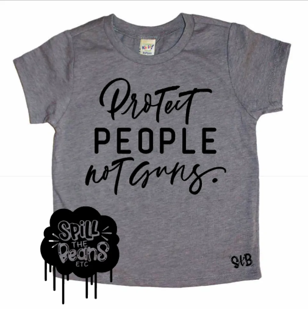 Protect People not Guns Tee Bodysuit or Kids Tee
