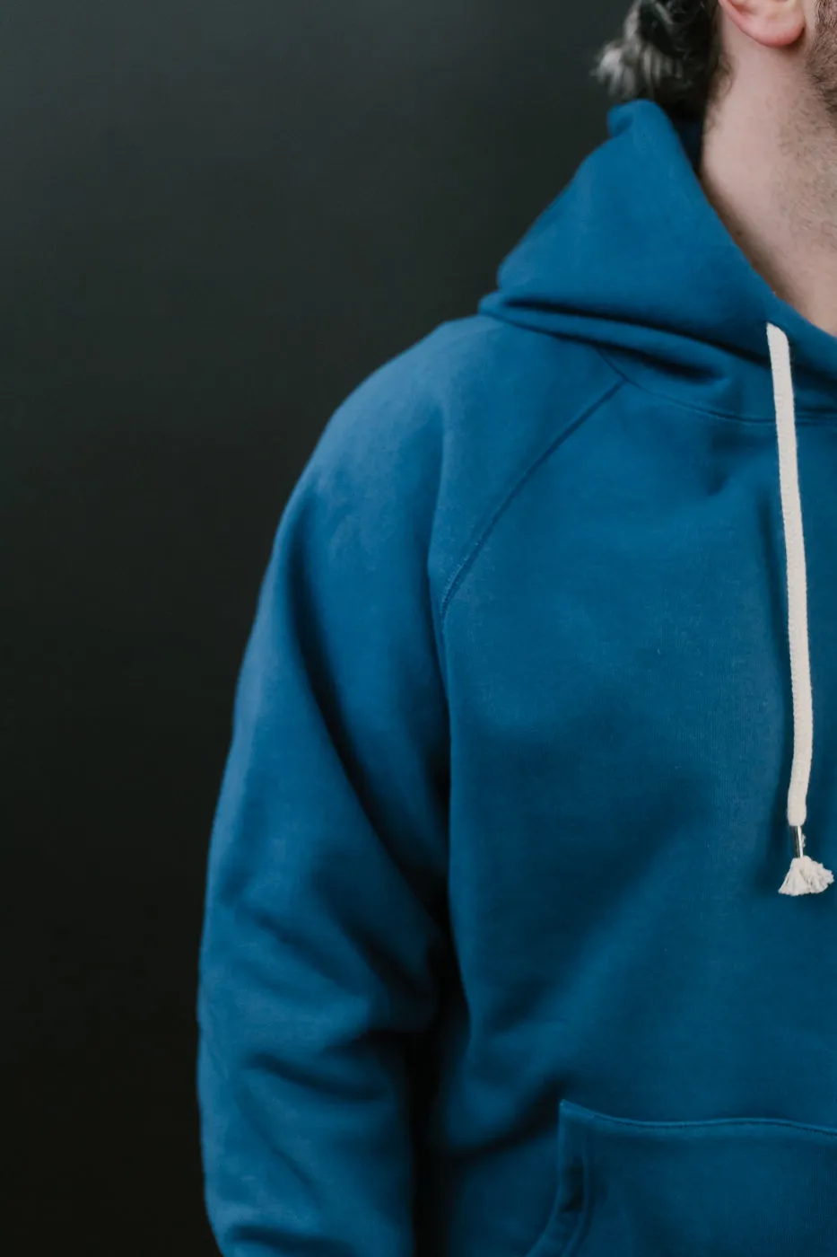 Pullover Hoodie - Super Looper French Terry - Varsity Blue