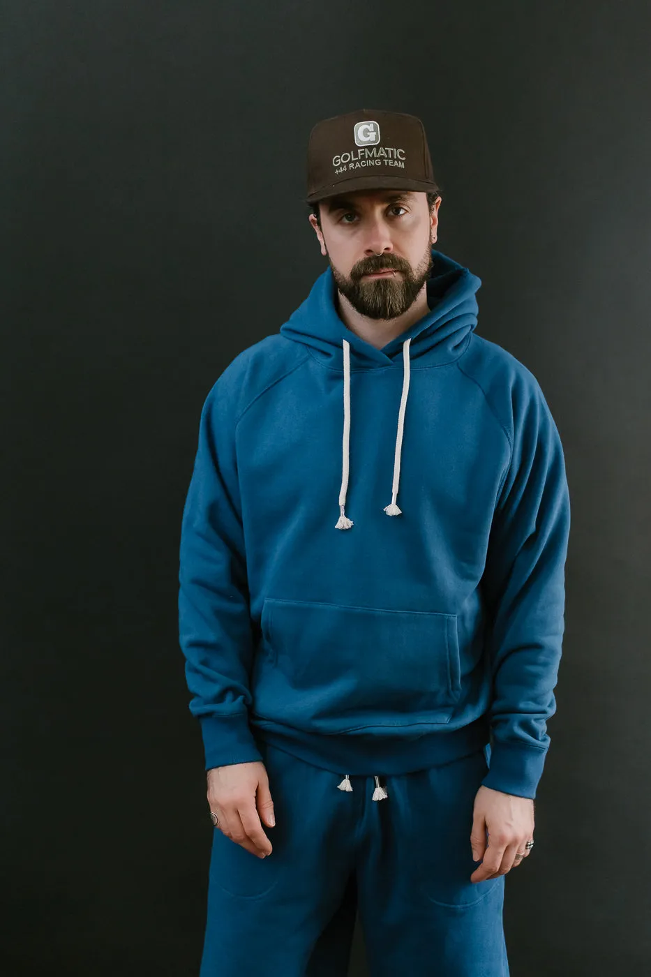 Pullover Hoodie - Super Looper French Terry - Varsity Blue
