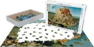 Puzzle Eurographics - 1000 p - La Tour de Babel - Pieter Bruegel