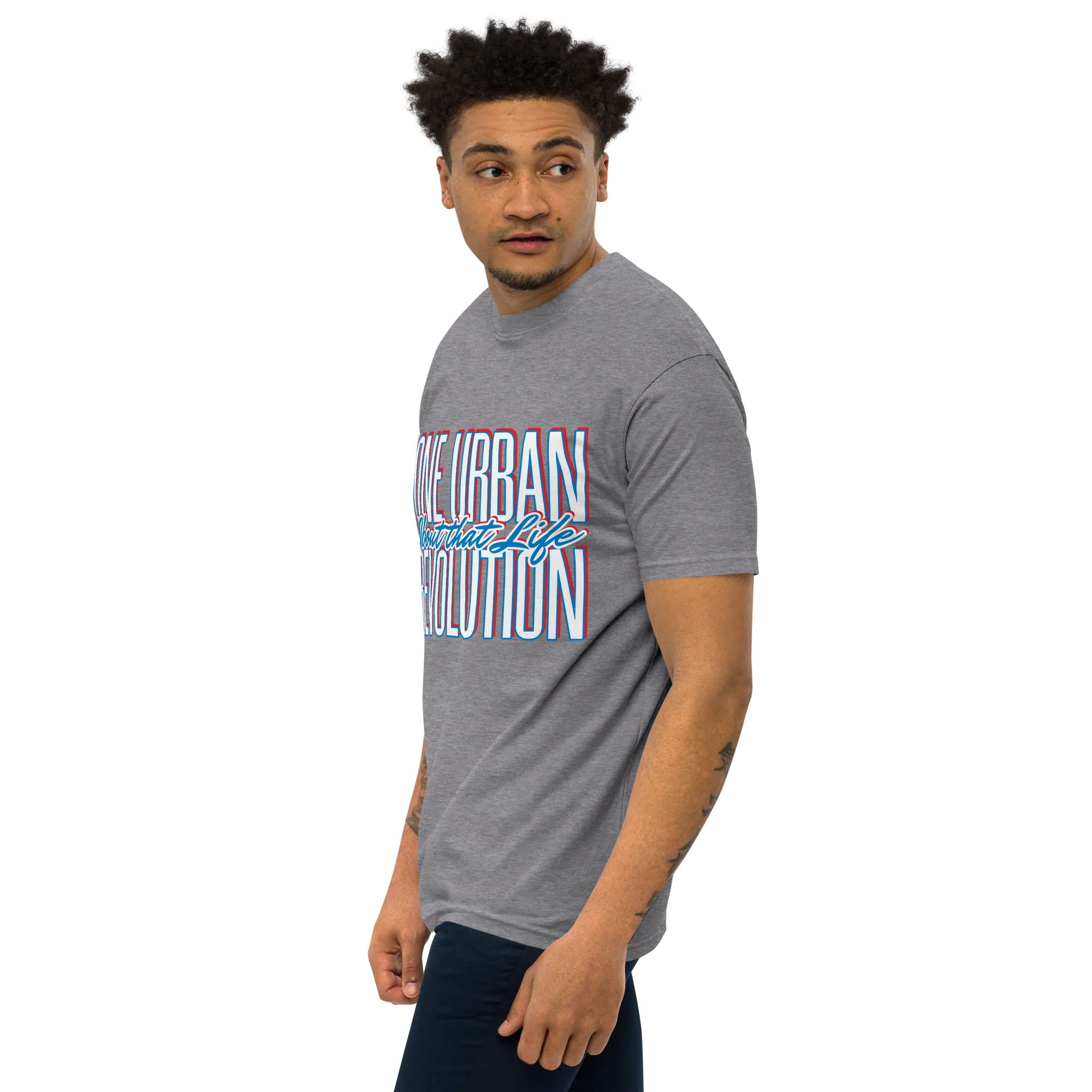 "ABOUT THAT LIFE" Men’s Premium Heavyweight Tee