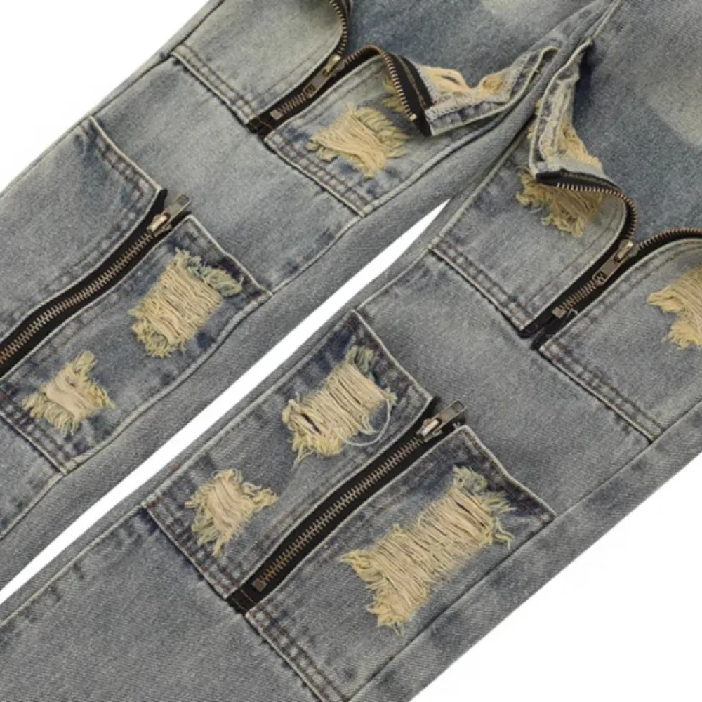 "American High Street Distressed" Jeans