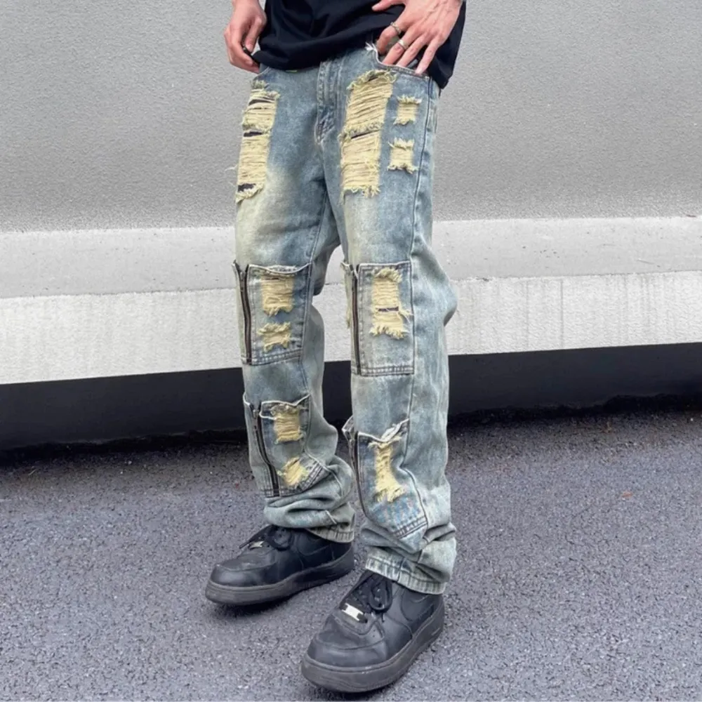 "American High Street Distressed" Jeans