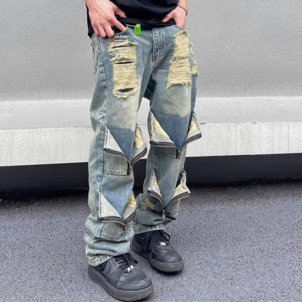 "American High Street Distressed" Jeans