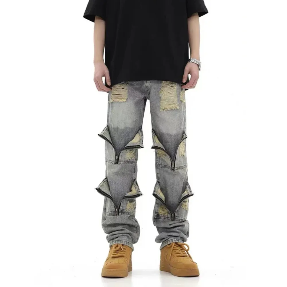 "American High Street Distressed" Jeans