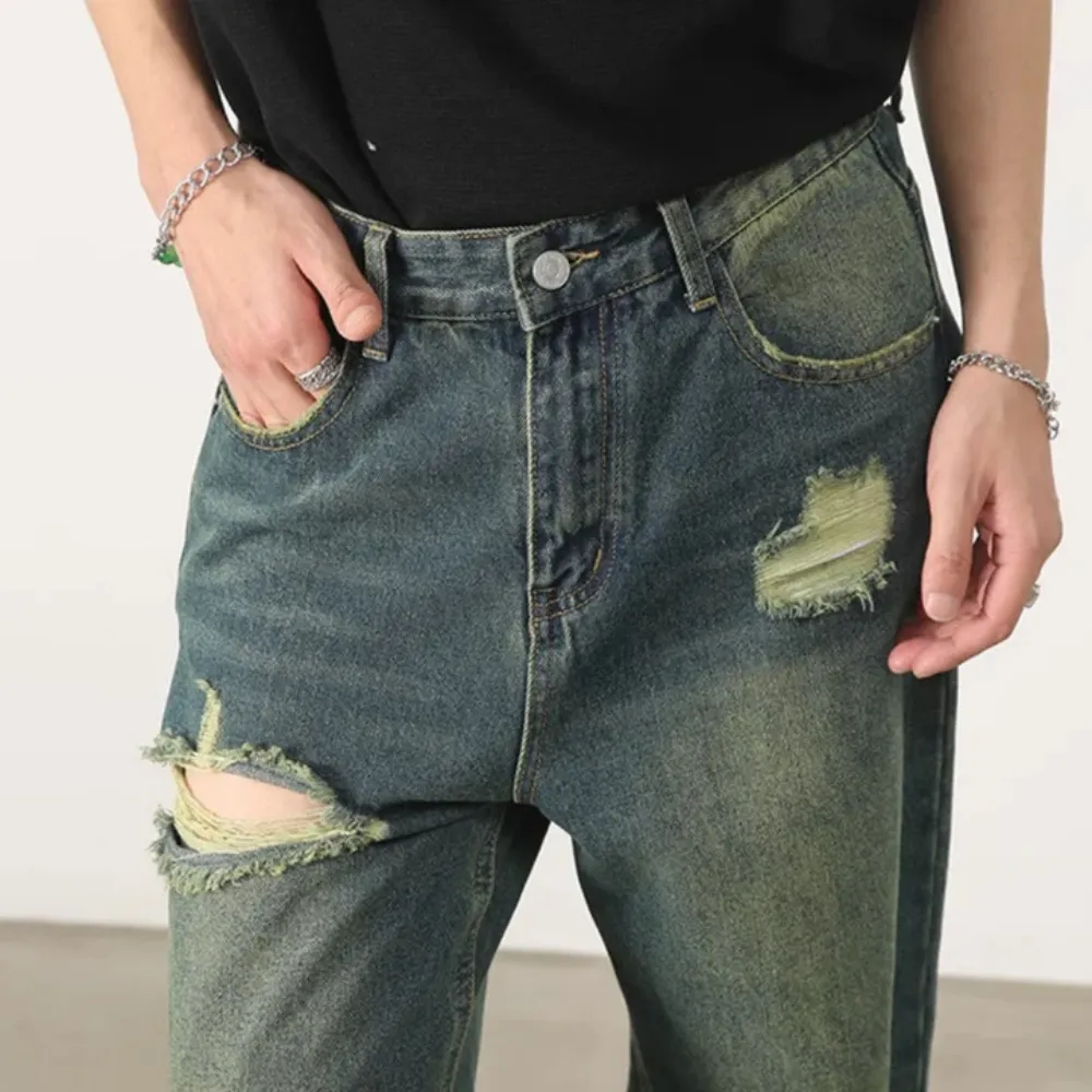 "American Vintage Loose Ripped" Jeans