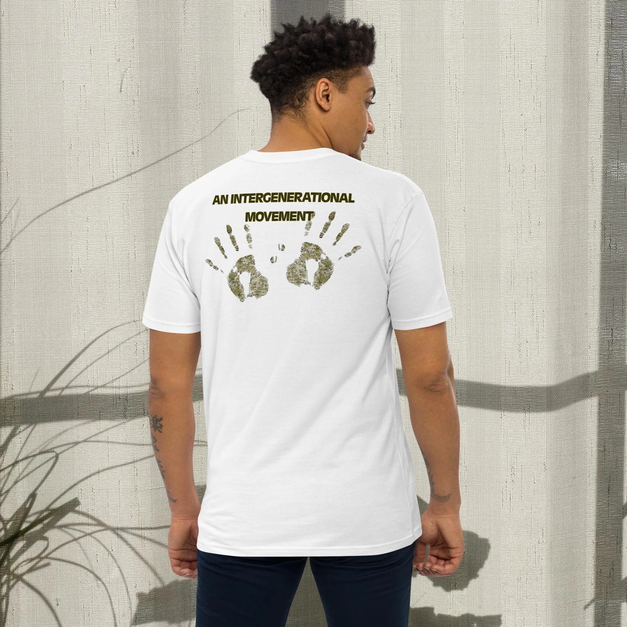 "AN INTERGENERATIONAL MOVEMENT" Men’s Premium Heavyweight Tee