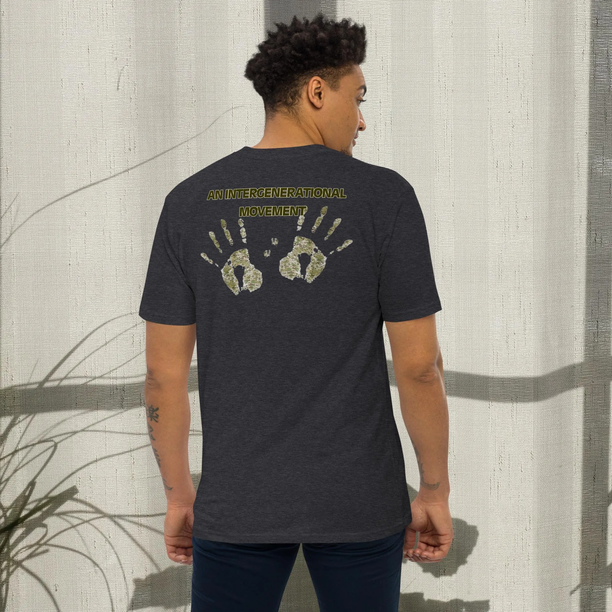 "AN INTERGENERATIONAL MOVEMENT" Men’s Premium Heavyweight Tee