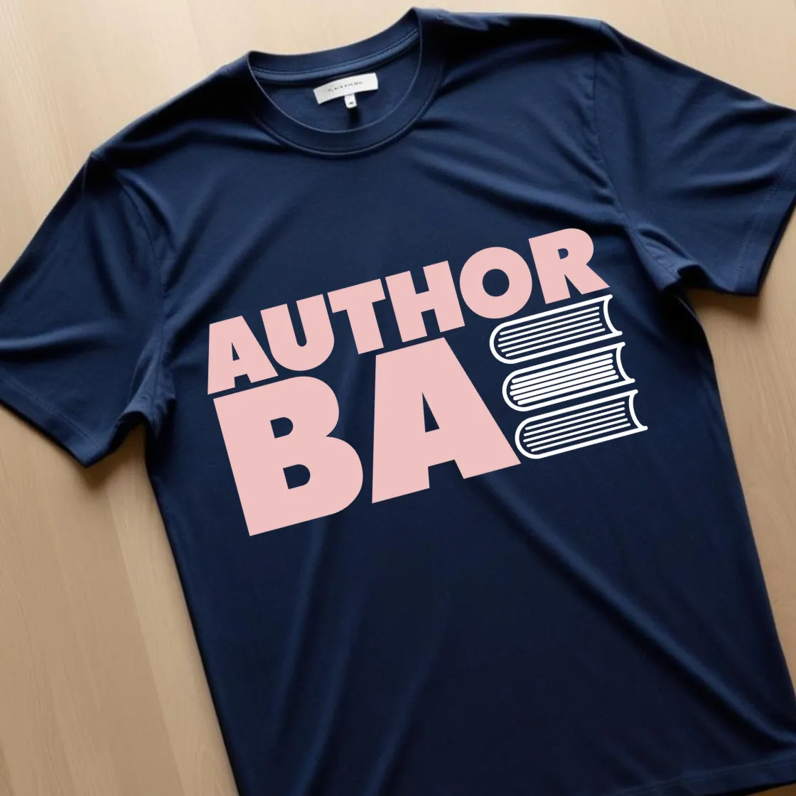 "Author Bae" Navy Tee