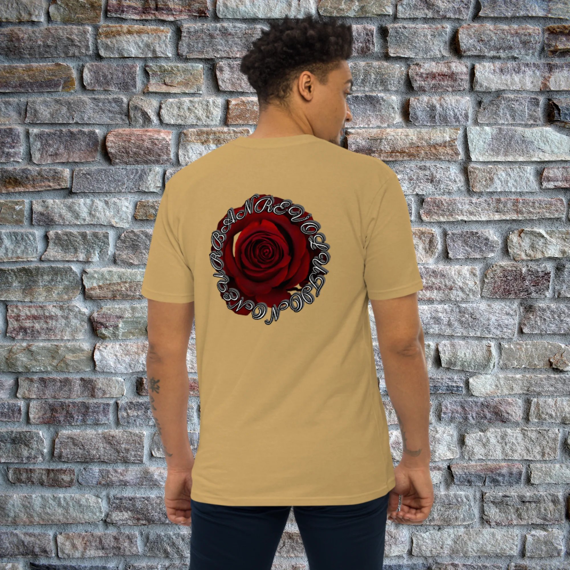 "GENTLE REMINDER" Men’s Premium Heavyweight Tee
