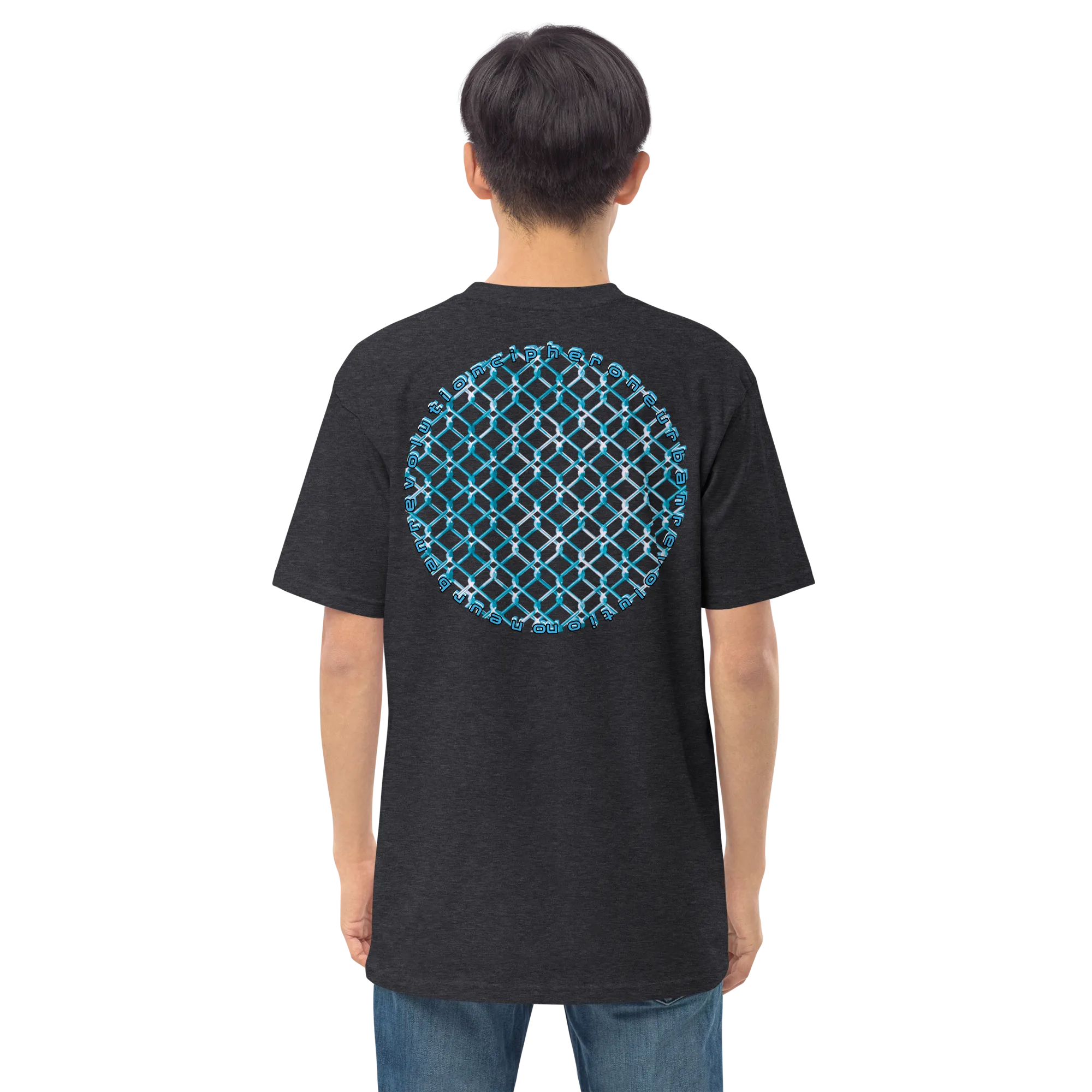 "OFF THE FENCE" Men’s Premium Heavyweight Tee