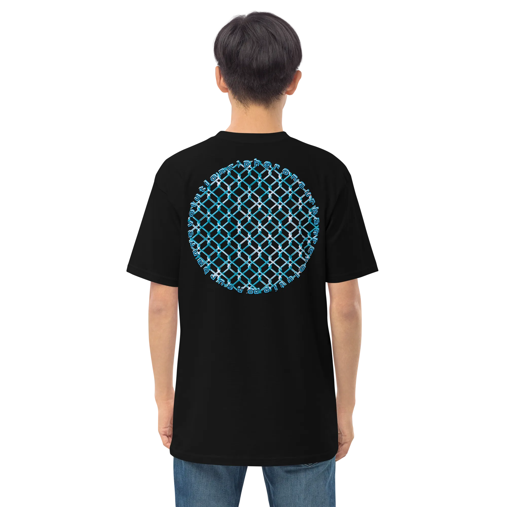 "OFF THE FENCE" Men’s Premium Heavyweight Tee