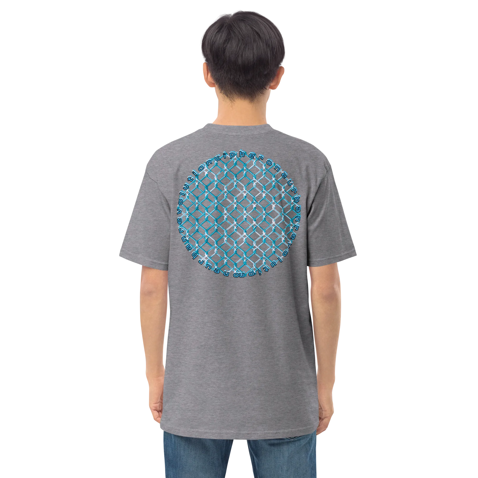 "OFF THE FENCE" Men’s Premium Heavyweight Tee