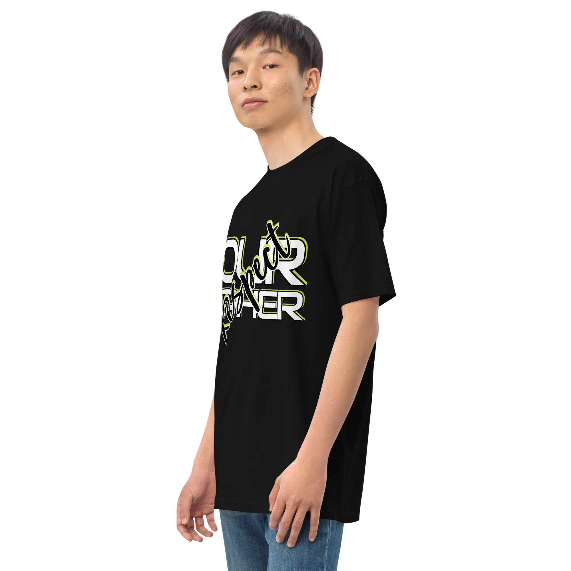 "RESPECT & PROTECT" Men’s Premium Heavyweight Tee
