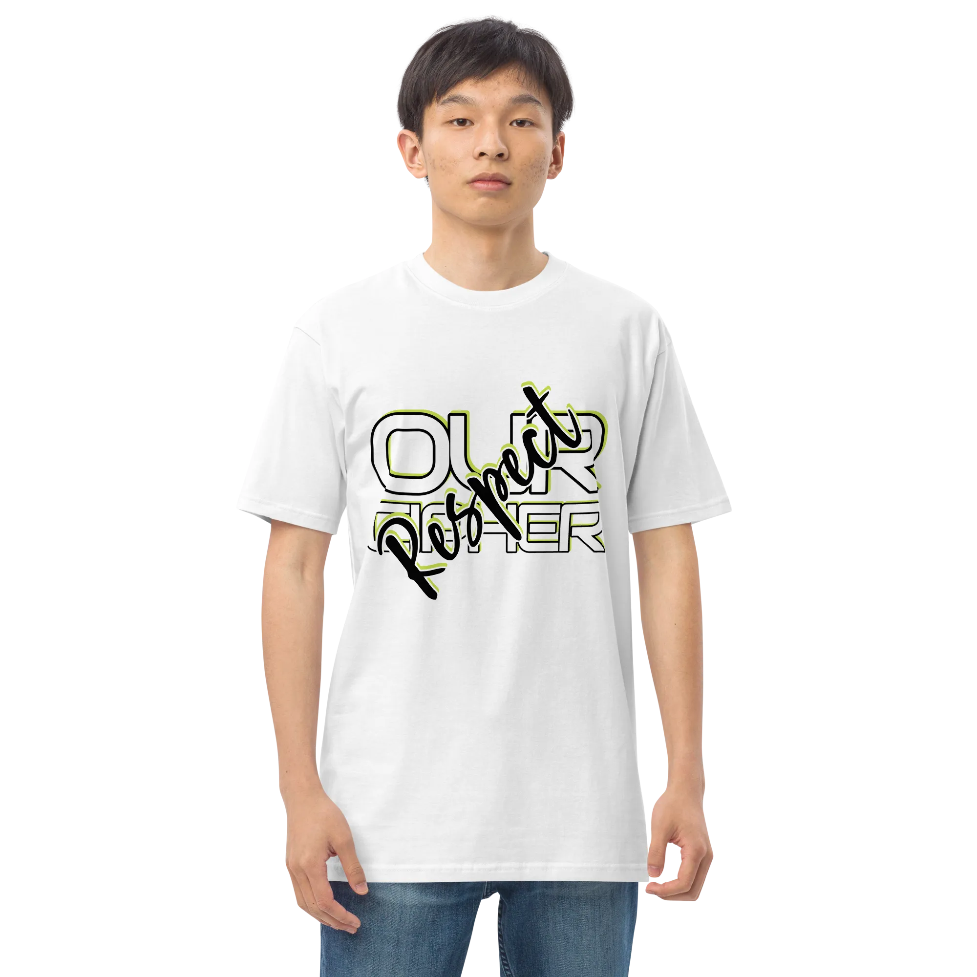 "RESPECT & PROTECT" Men’s Premium Heavyweight Tee