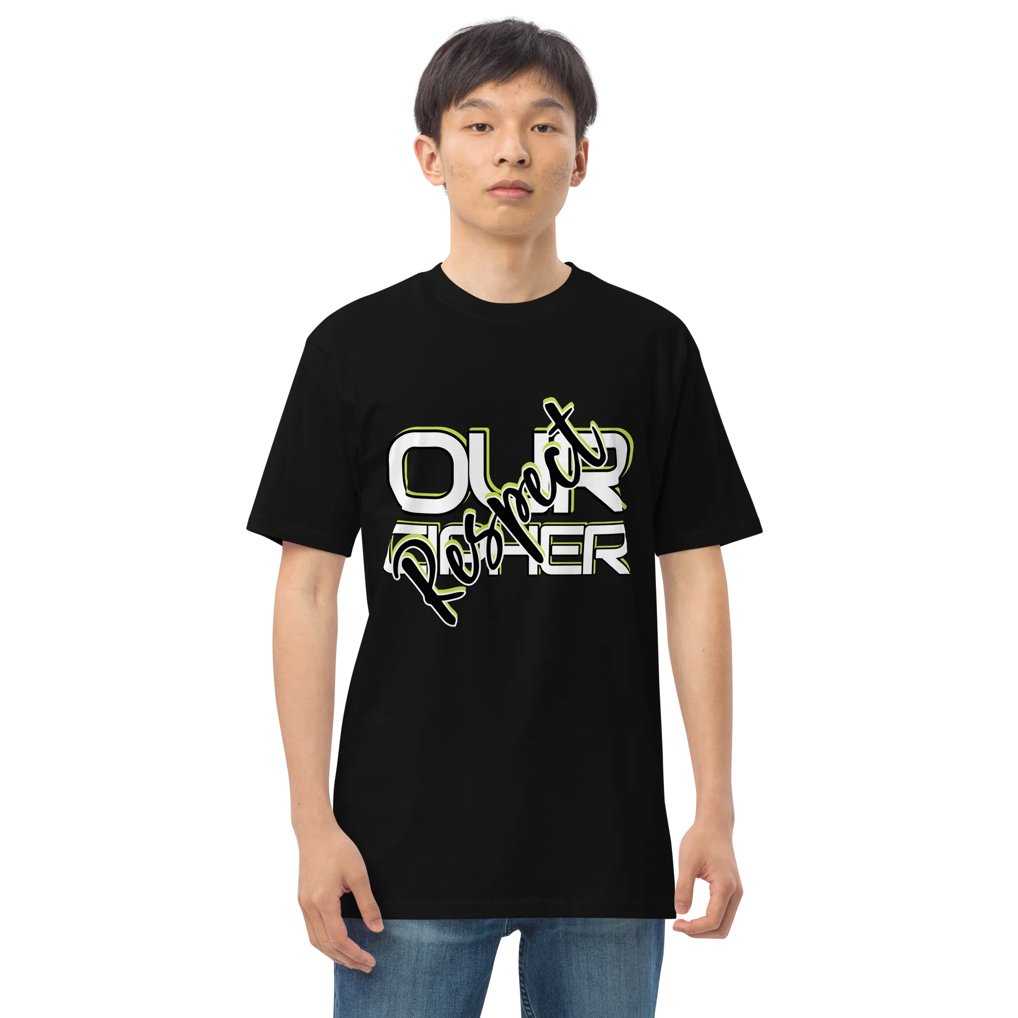 "RESPECT & PROTECT" Men’s Premium Heavyweight Tee