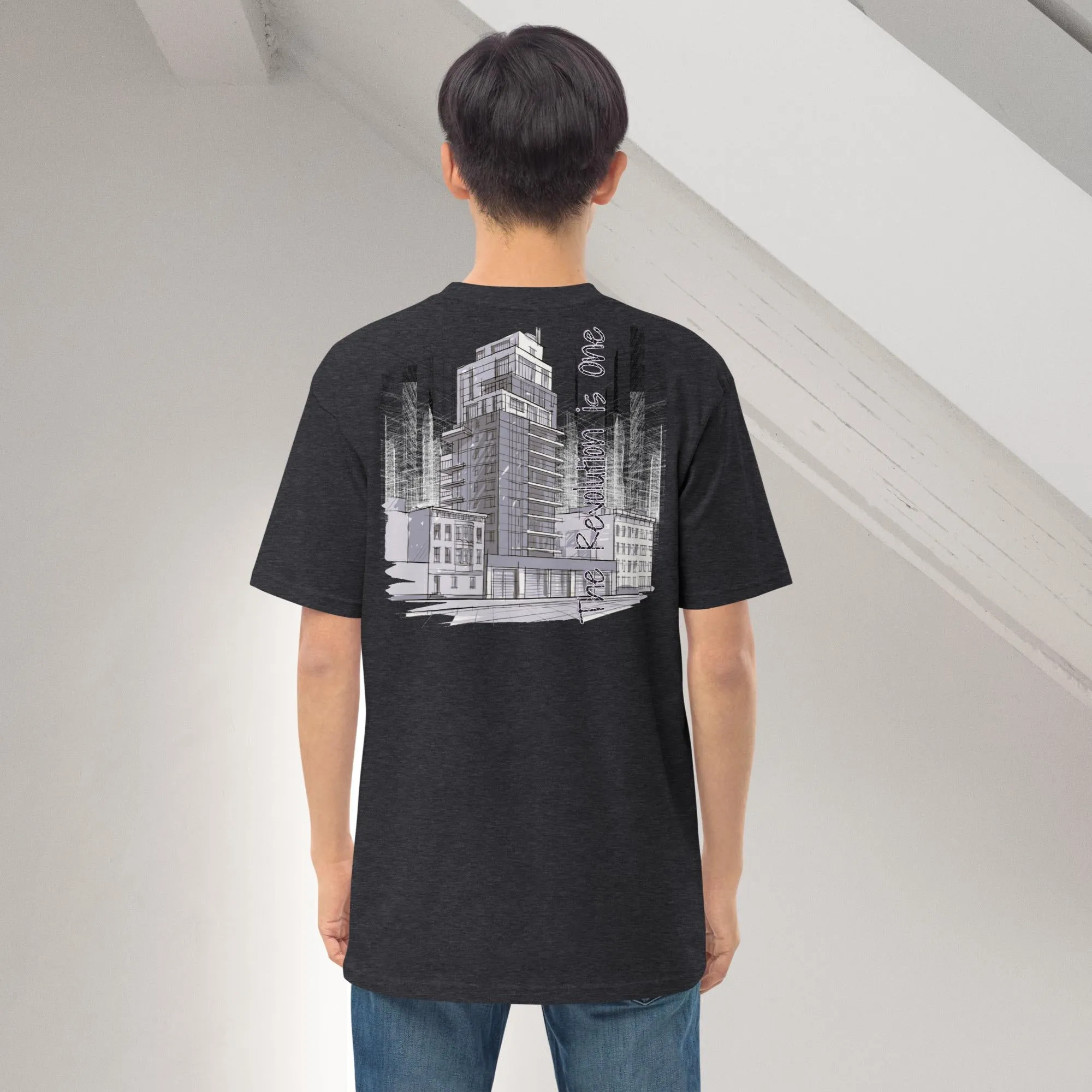 "URBAN LIGHT" Men’s Premium Heavyweight Tee