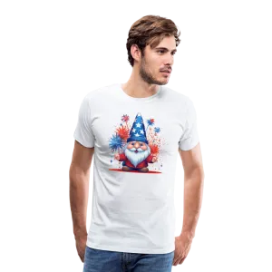 "Yankee Doodle Dandy Gnome" - Charming Men's Premium 4th of July T-Shirt