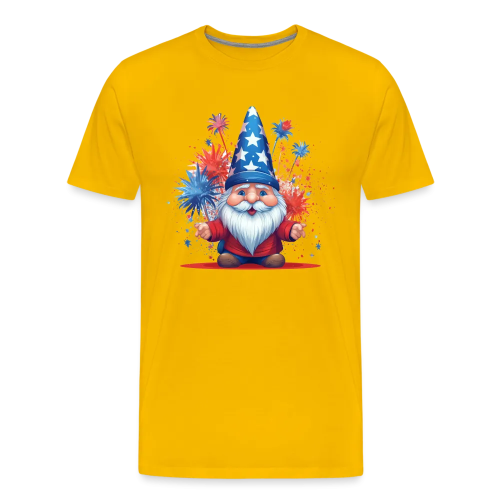 "Yankee Doodle Dandy Gnome" - Charming Men's Premium 4th of July T-Shirt