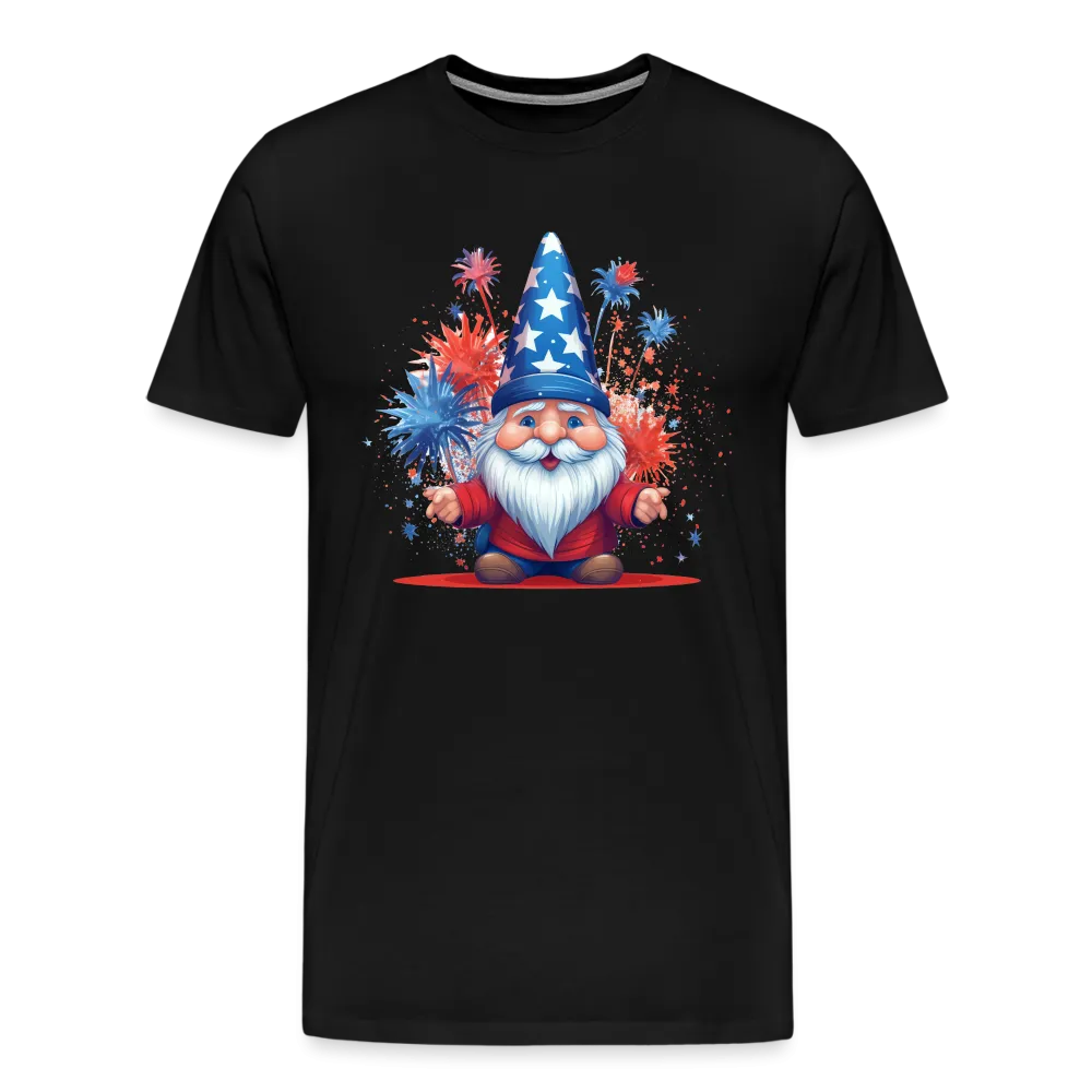 "Yankee Doodle Dandy Gnome" - Charming Men's Premium 4th of July T-Shirt