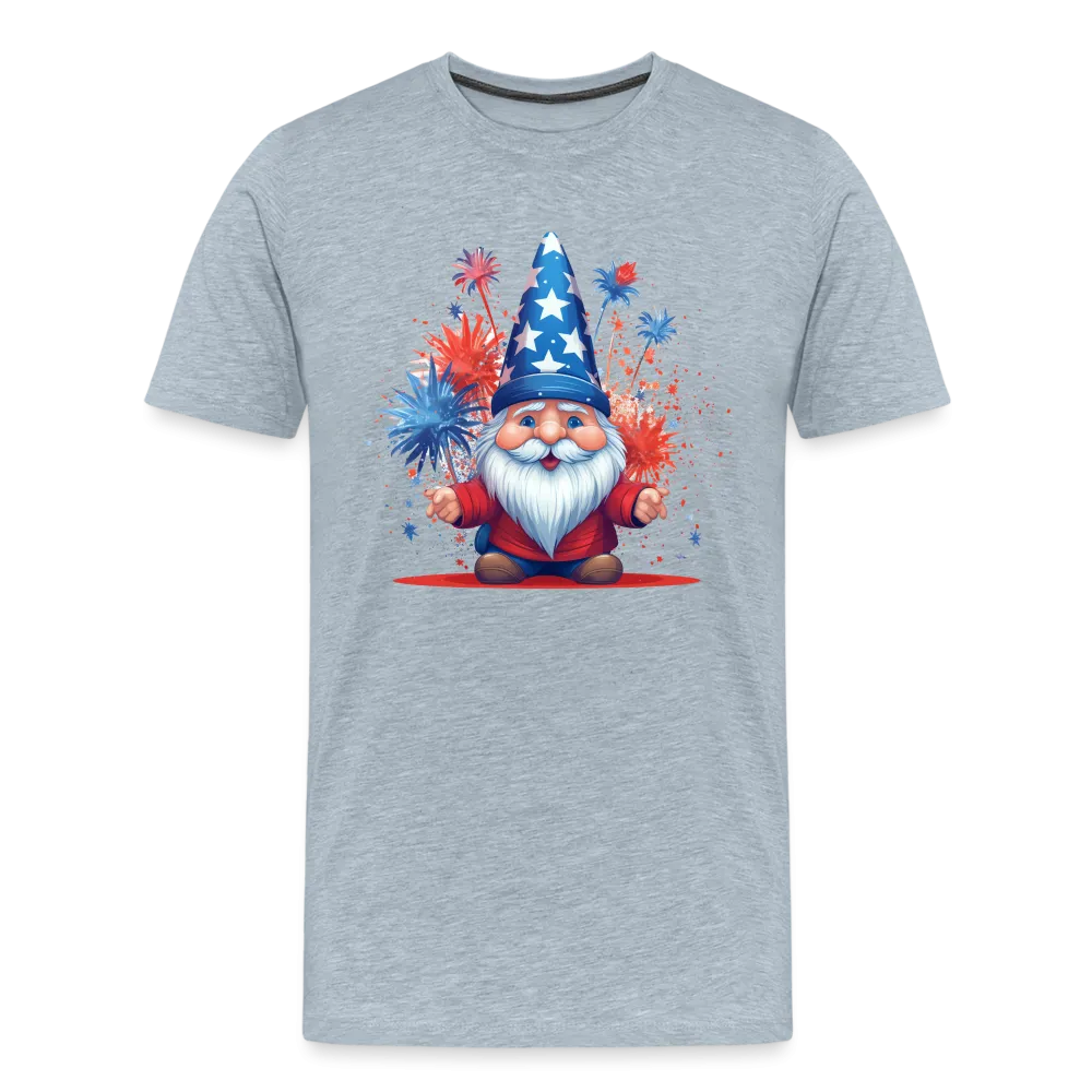 "Yankee Doodle Dandy Gnome" - Charming Men's Premium 4th of July T-Shirt