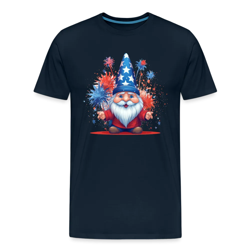 "Yankee Doodle Dandy Gnome" - Charming Men's Premium 4th of July T-Shirt
