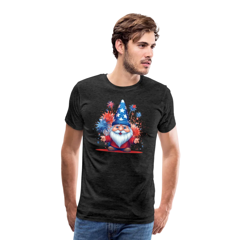 "Yankee Doodle Dandy Gnome" - Charming Men's Premium 4th of July T-Shirt