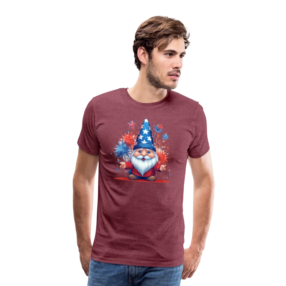 "Yankee Doodle Dandy Gnome" - Charming Men's Premium 4th of July T-Shirt
