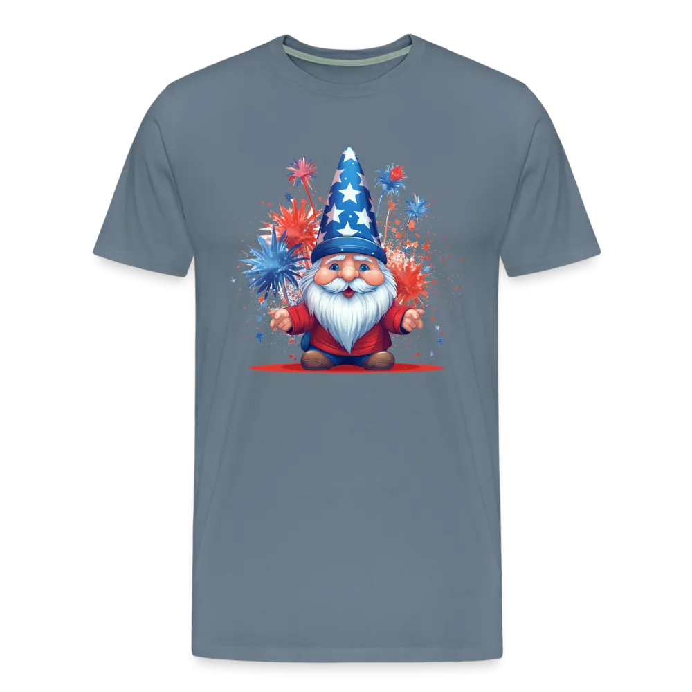 "Yankee Doodle Dandy Gnome" - Charming Men's Premium 4th of July T-Shirt