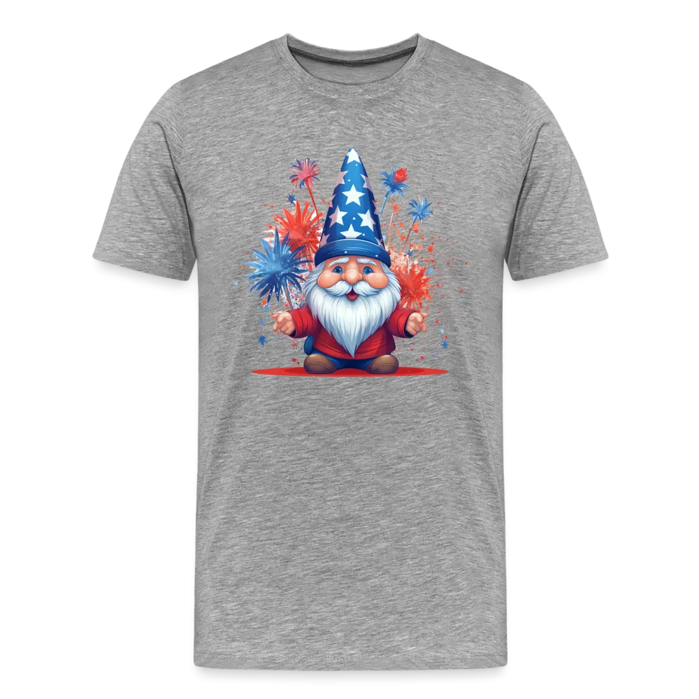 "Yankee Doodle Dandy Gnome" - Charming Men's Premium 4th of July T-Shirt