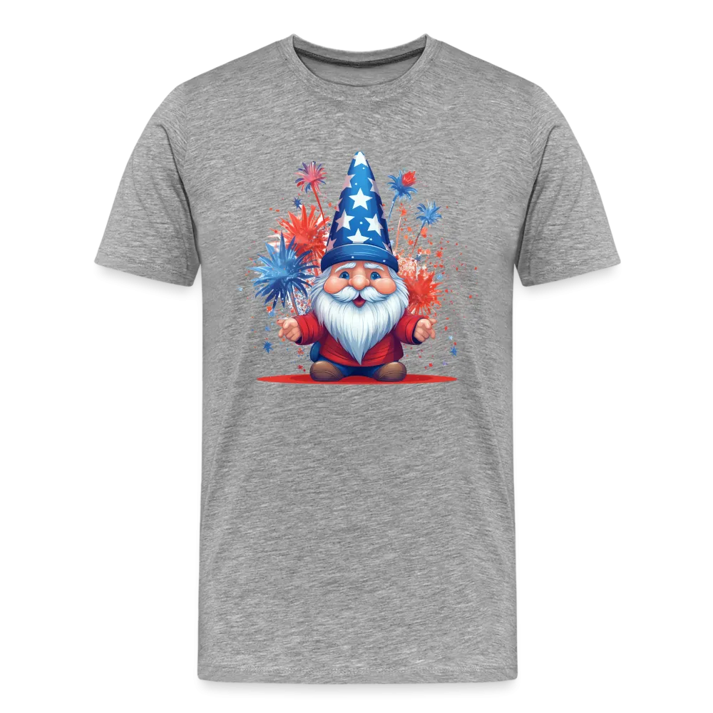 "Yankee Doodle Dandy Gnome" - Charming Men's Premium 4th of July T-Shirt
