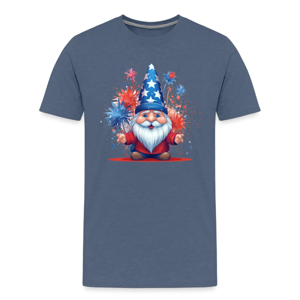 "Yankee Doodle Dandy Gnome" - Charming Men's Premium 4th of July T-Shirt