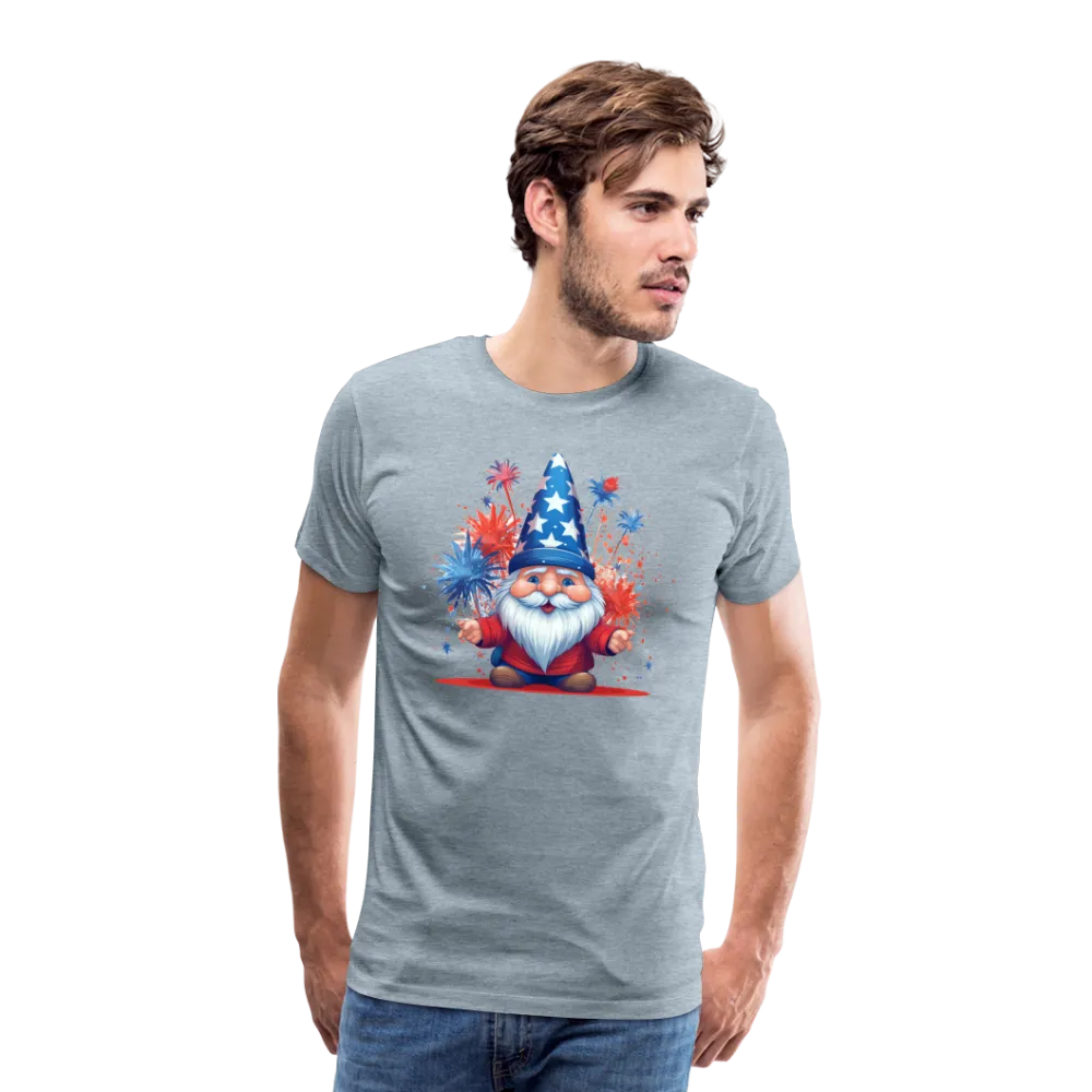 "Yankee Doodle Dandy Gnome" - Charming Men's Premium 4th of July T-Shirt