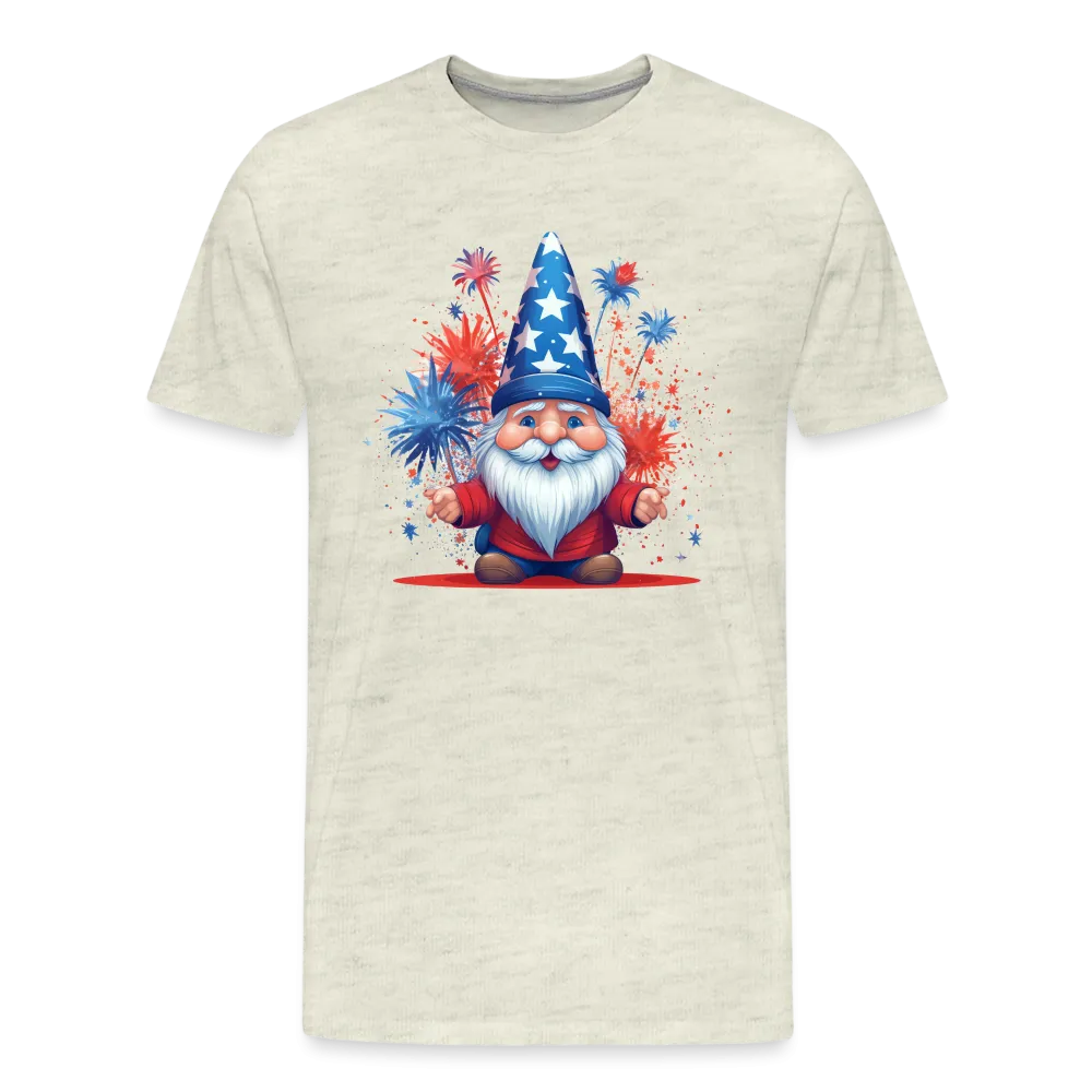 "Yankee Doodle Dandy Gnome" - Charming Men's Premium 4th of July T-Shirt