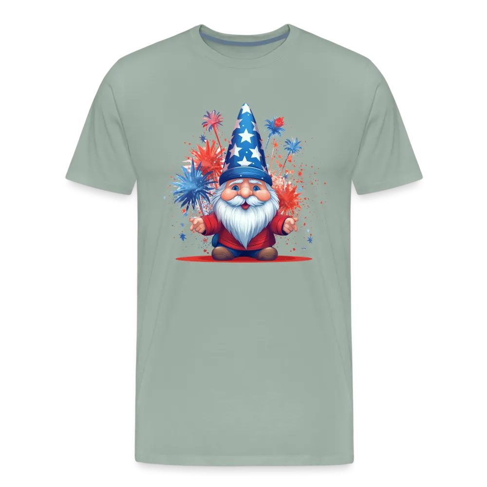 "Yankee Doodle Dandy Gnome" - Charming Men's Premium 4th of July T-Shirt