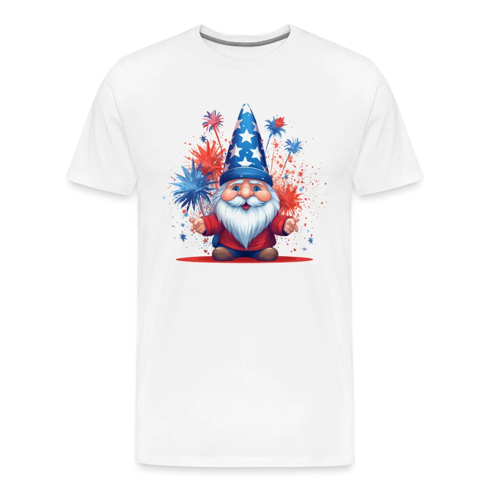 "Yankee Doodle Dandy Gnome" - Charming Men's Premium 4th of July T-Shirt