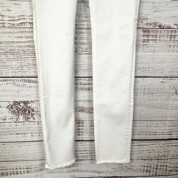 Rag &amp; Bone Frayed Hemline Blanc Capri Ankle Jeans, NWT, Size 23, MSRP $260
