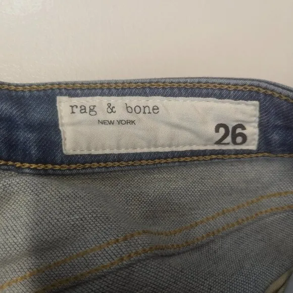 Rag &amp; Bone Size 26 Dre Low Rise Boyfriend Jeans