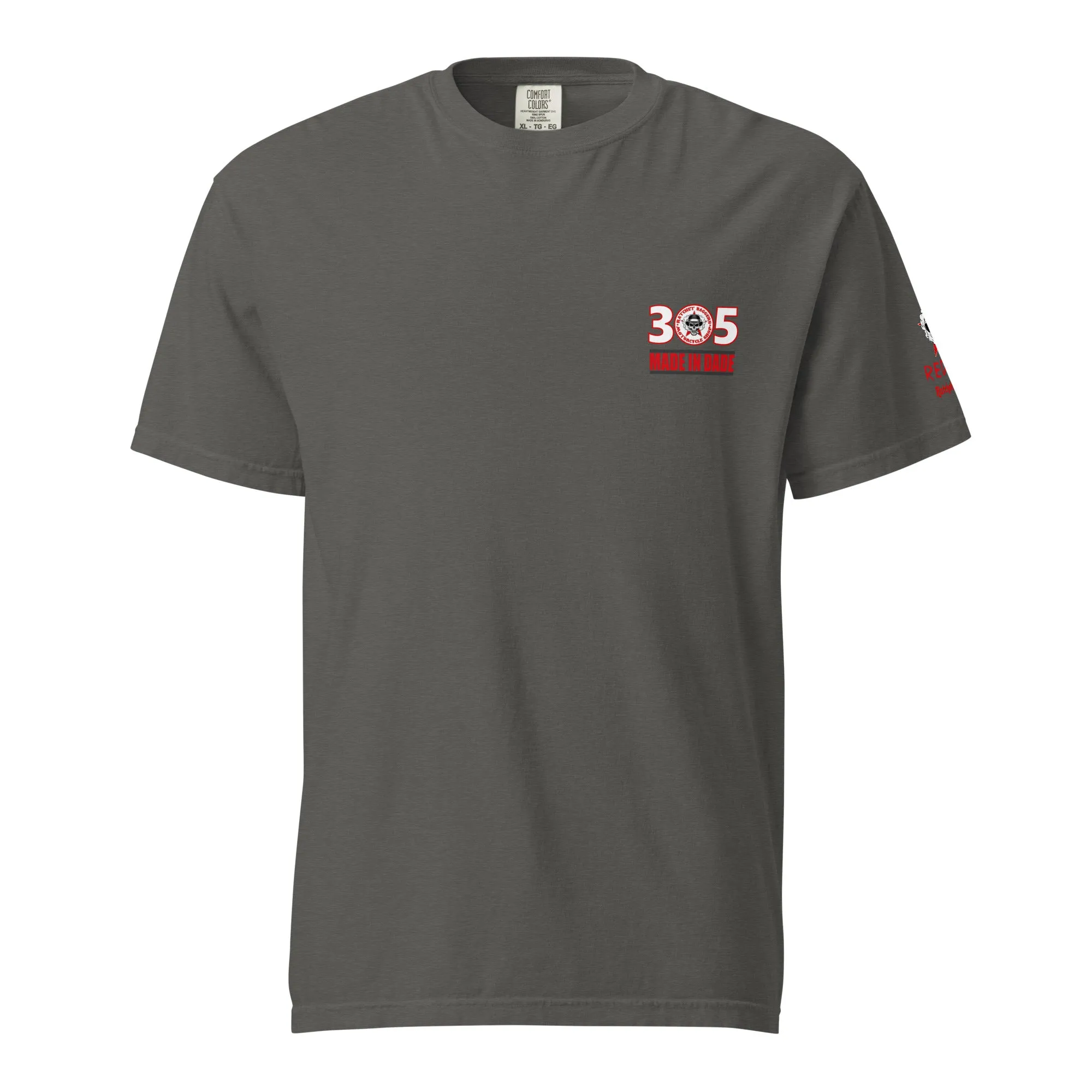 Ratchet's Build "REDRUM" Flag Unisex Garment-Dyed Heavyweight T-Shirt
