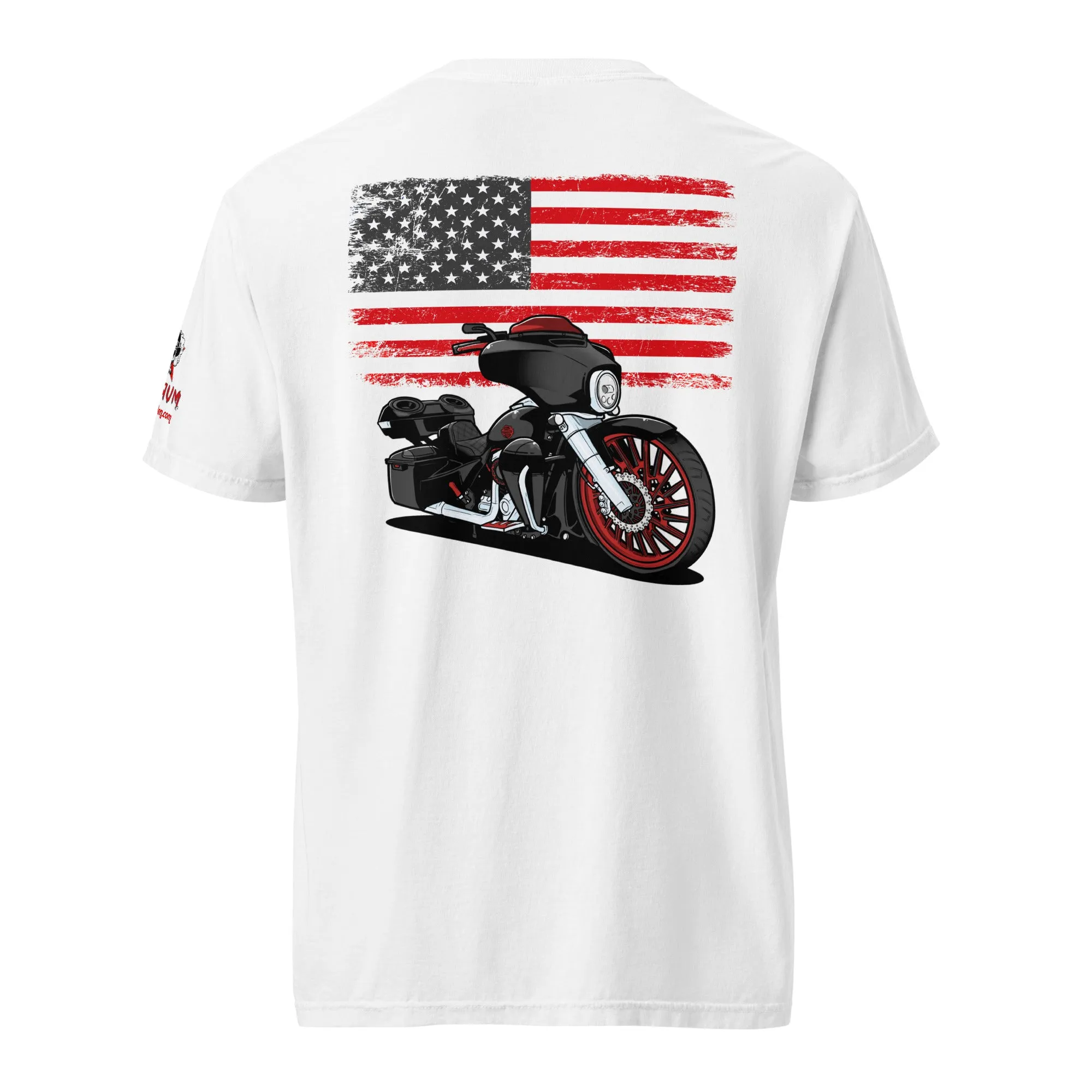 Ratchet's Build "REDRUM" Flag Unisex Garment-Dyed Heavyweight T-Shirt