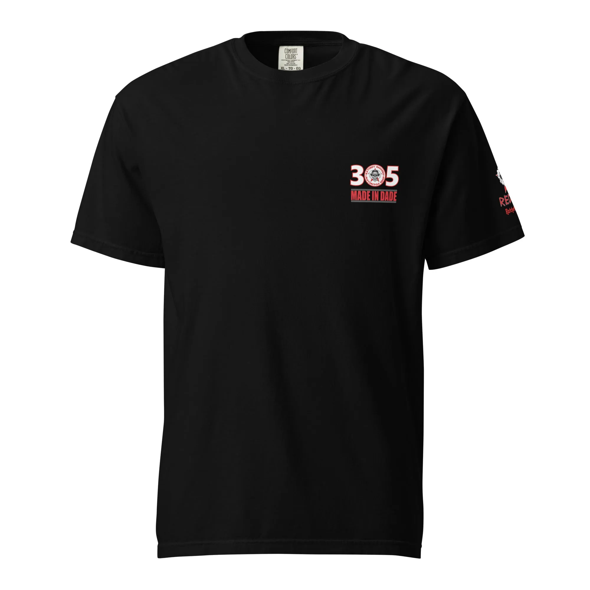 Ratchet's Build "REDRUM" Flag Unisex Garment-Dyed Heavyweight T-Shirt