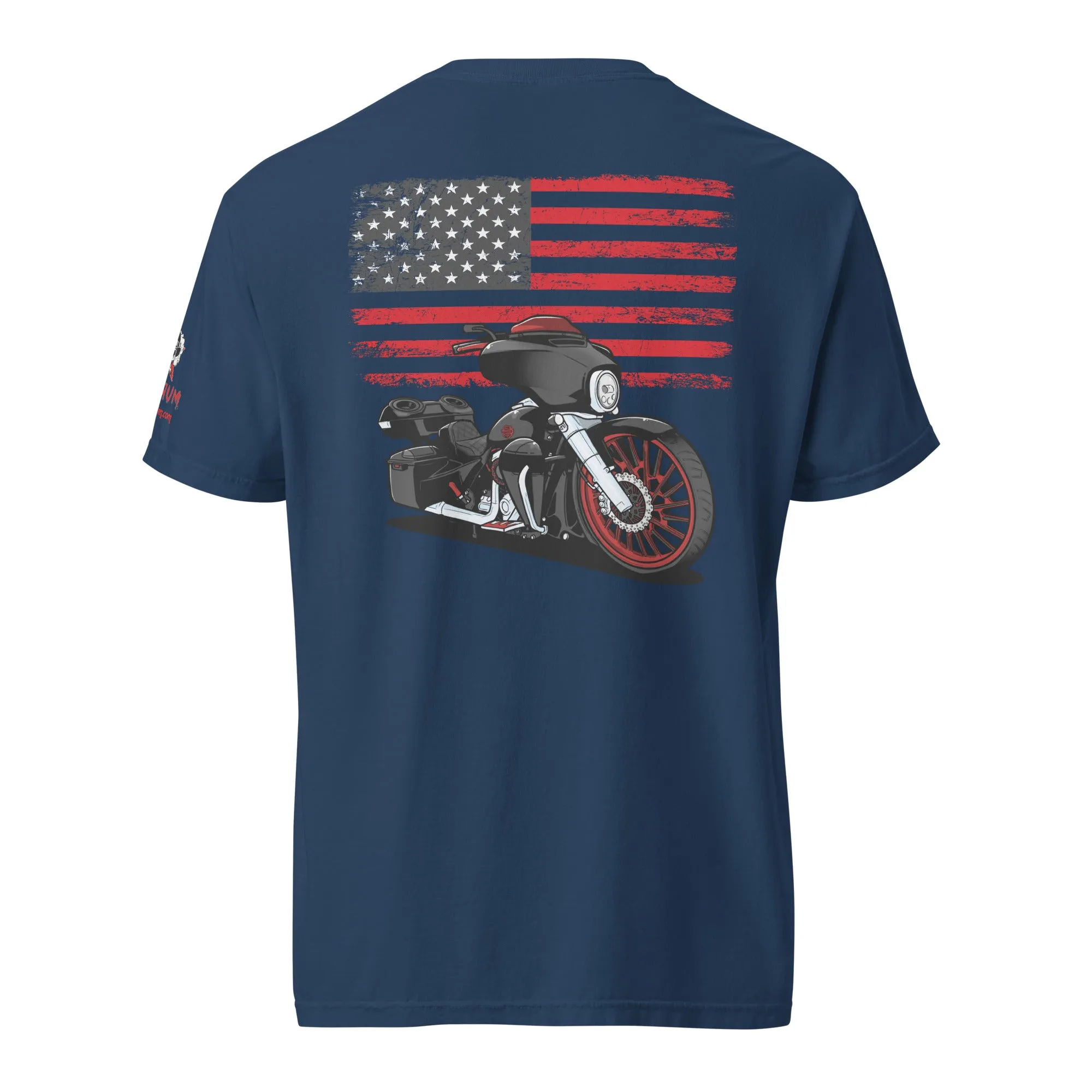 Ratchet's Build "REDRUM" Flag Unisex Garment-Dyed Heavyweight T-Shirt