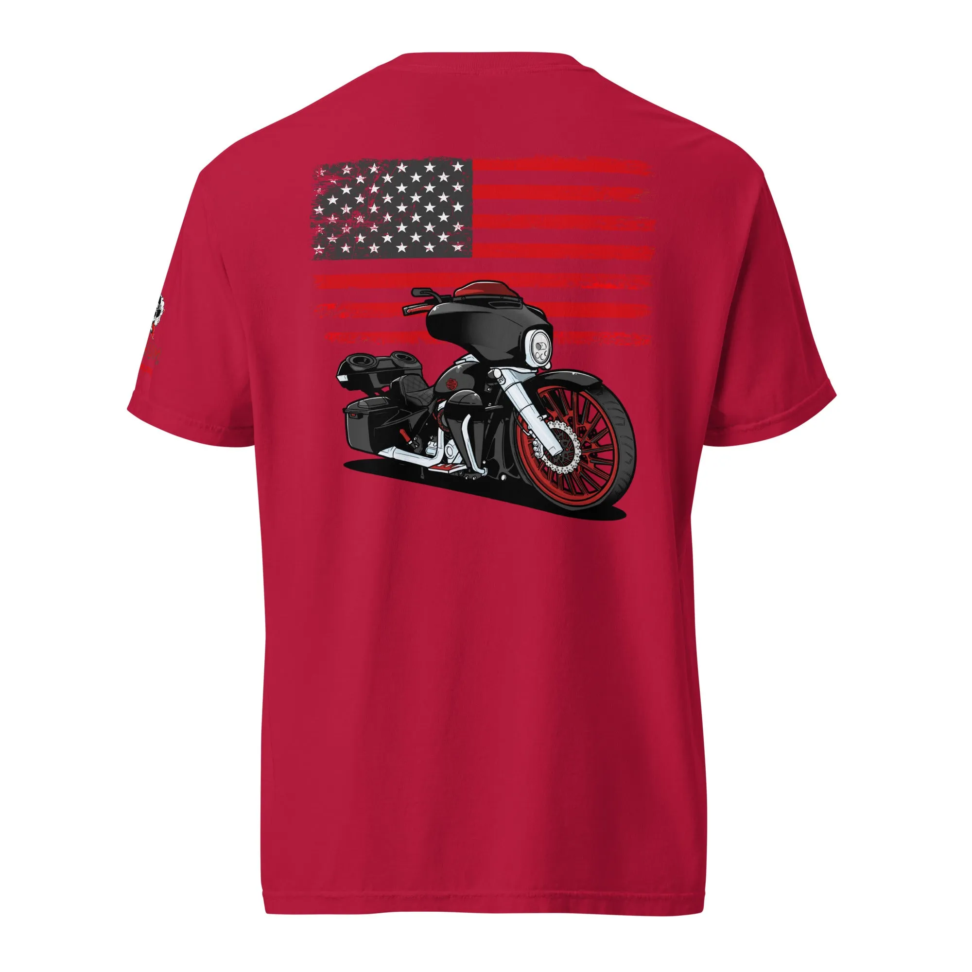 Ratchet's Build "REDRUM" Flag Unisex Garment-Dyed Heavyweight T-Shirt